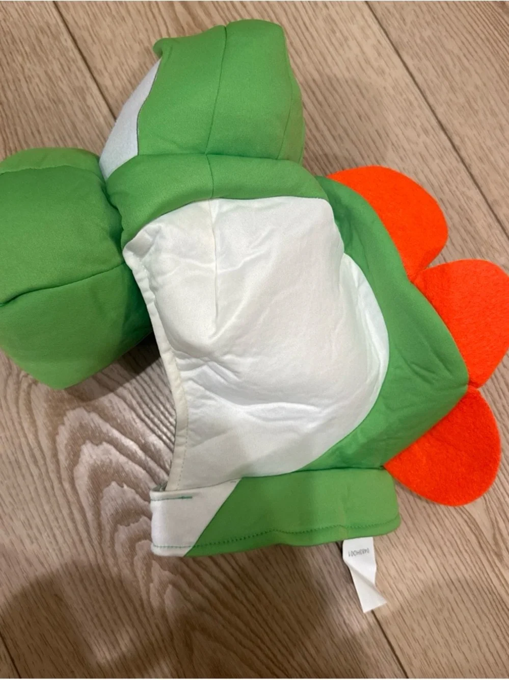Green Dino Hood and Red Shell Kids Halloween Costume Set by